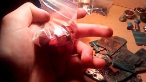 Аффинаж серебра, золота из радиодеталей.