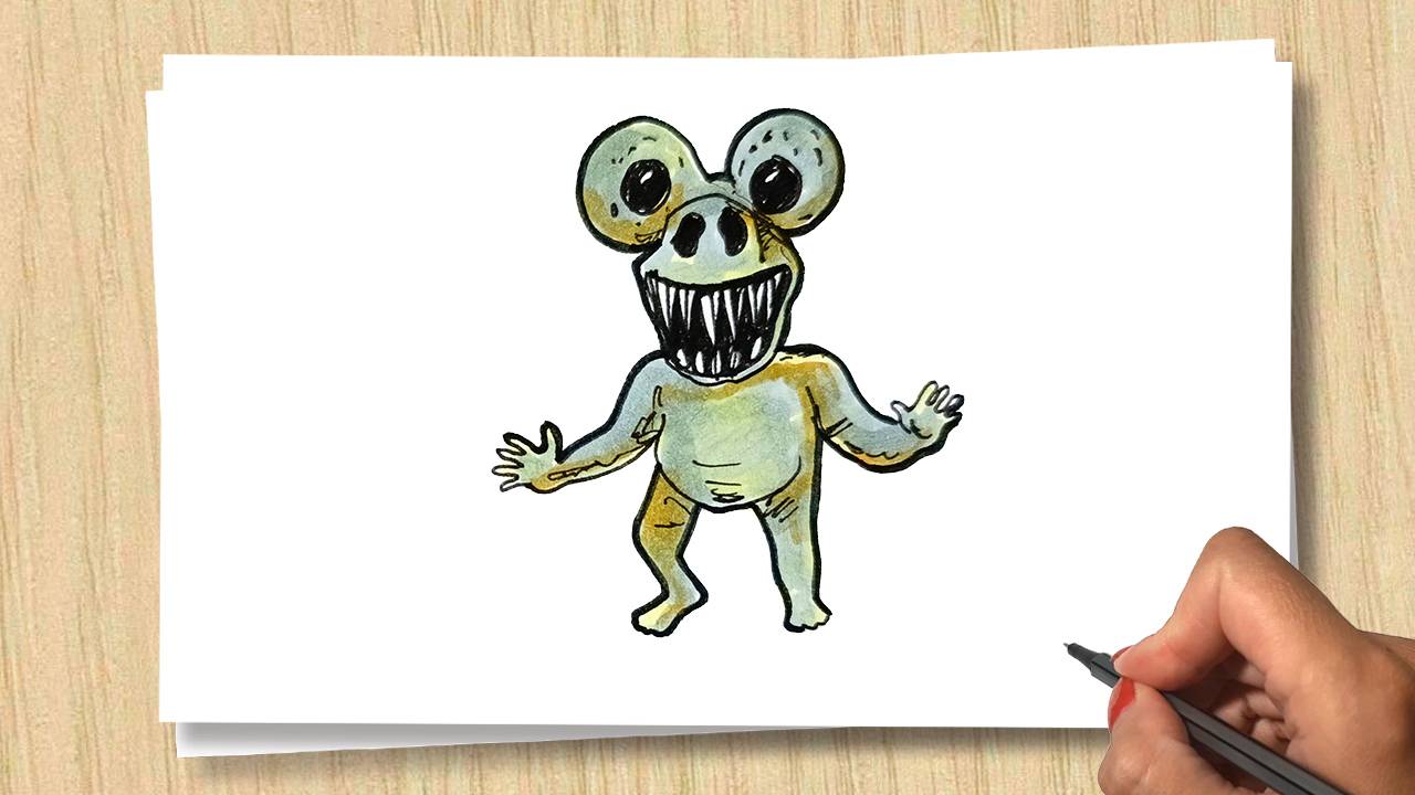 Как нарисовать Монстра Коала Зоономали - Monster Koala (1) смотреть онлайн