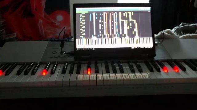 Keyboard demo, playing black midi! смотреть онлайн