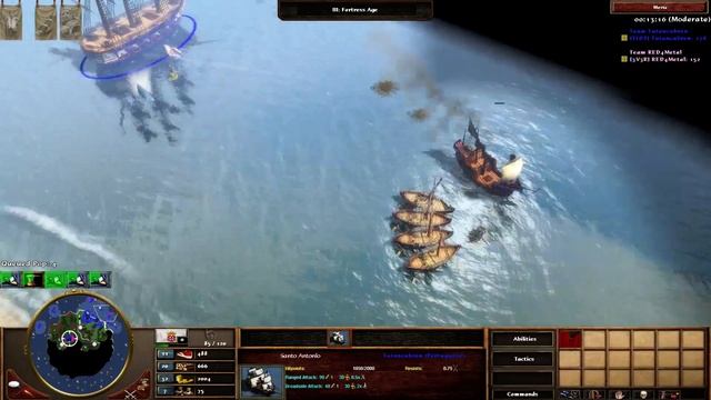 Age of Empires III: The Asian Dynasties 1v1 Game Portuguese vs Spanish смотреть онлайн