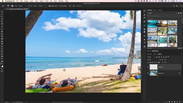 How to Remove ANYTHING From a Photo in Photoshop (5 WAYS!) смотреть онлайн