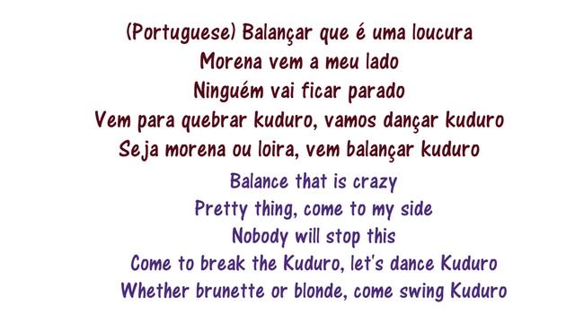 Danza Kuduro - Don Omar ft Lucenzo Lyrics English and Spanish & Portuguese - Translation & Meaning смотреть онлайн