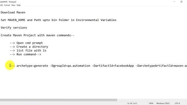 Create Maven Project from Command prompt | Run & build Maven Project| Run class from executable JAR смотреть онлайн