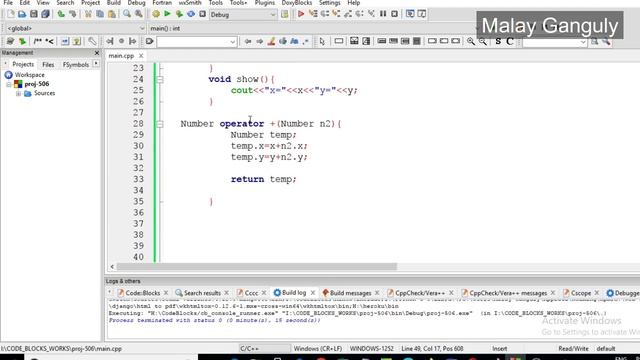 C++ class 6 Operator Overloading (Part-1) смотреть онлайн