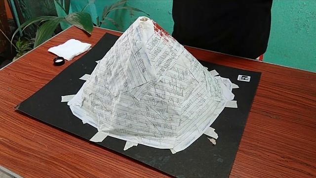 THE VOLCANO PAPER MACHE step by step | Shanley Nicole Mendoza смотреть онлайн