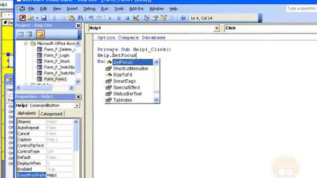 2.33 Populating a text box (or control) using a﻿ form button смотреть онлайн