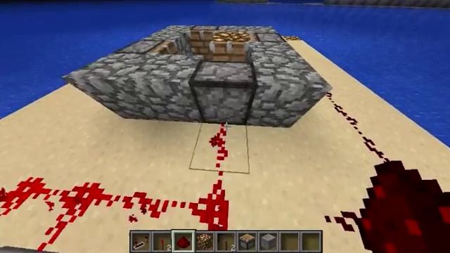 Механизм из поршней "Игра" в Minecraft смотреть онлайн