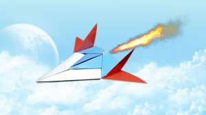 ✈ Самолёт истребитель нового поколения | Как сделать космический корабль из бумаги просто ✈
