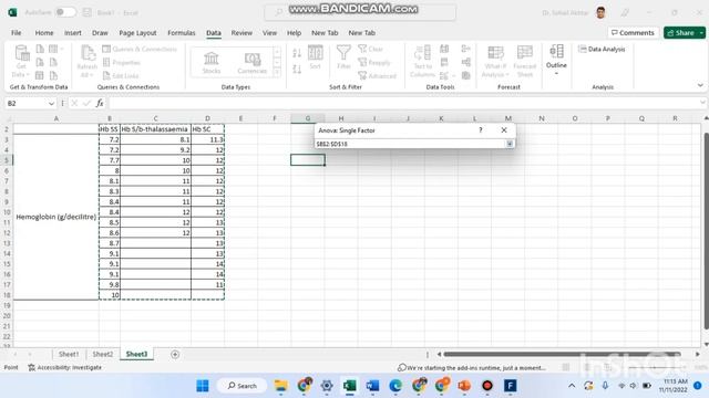 How to Perform a One-Way ANOVA Test in MS Excel #ANOVA смотреть онлайн