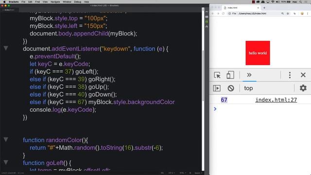 JavaScript by Example: Keyboard Events смотреть онлайн