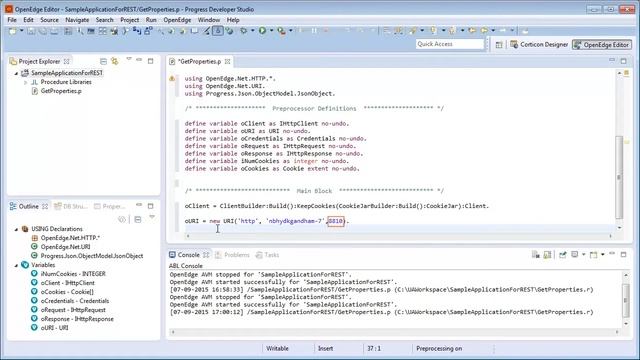 Accessing REST services from a Progress OpenEdge ABL application смотреть онлайн