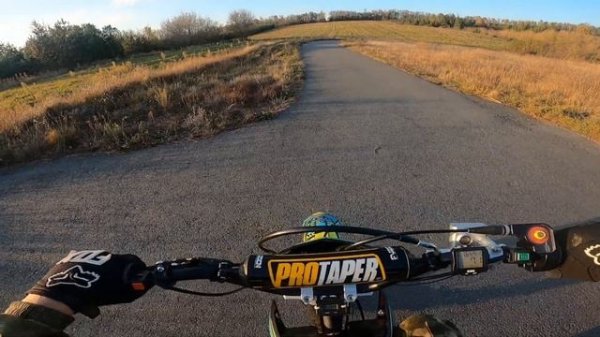 ОСЕНЬ И ПИТБАЙКИ|ПОКАТУШКА НА ПИТАХ С ДРУГОМ!??