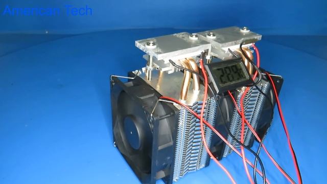 144W Thermoelectric Peltier cooling system testing for Refrigerator смотреть онлайн