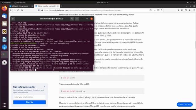 Linux - Ubuntu Server 20.04 - Instalar MongoDB 4.4 смотреть онлайн