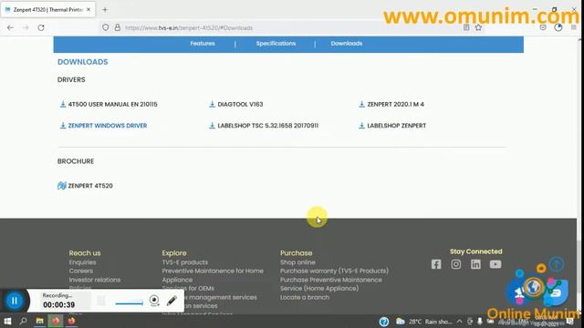 TVS ZENPERT 4T520 (#ZENPERT #4T520 Barcode Printer Setup and drivers installation) смотреть онлайн