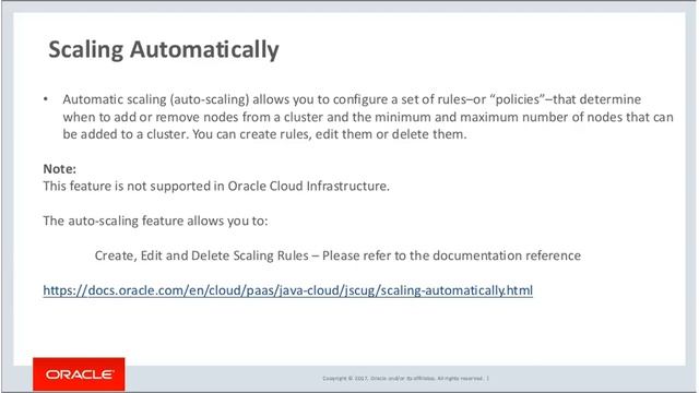 Oracle Java Cloud Service - Scaling and Backing up an Instance - Advisor Webcast смотреть онлайн