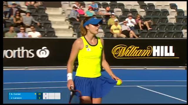 Alize Cornet vs Johanna Larsson - Full Match Replay смотреть онлайн