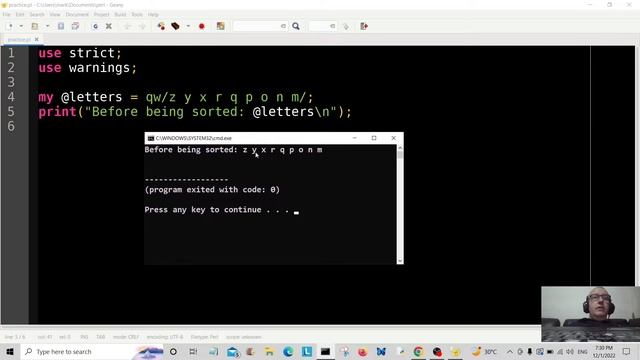 Perl Programming Tutorial - How To Sort An Array 2022 смотреть онлайн