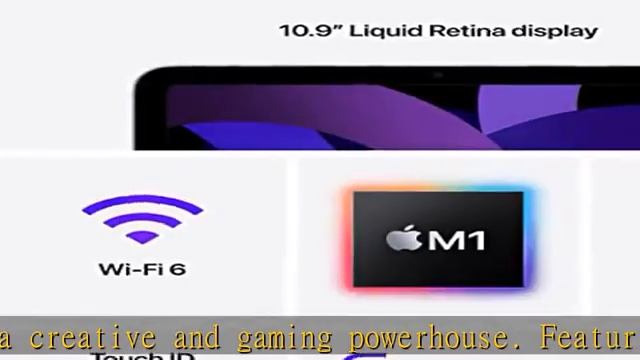 Apple iPad Air (5th Generation): with M1 chip, 10.9-inch Liquid Retina Display, 64GB, Wi-Fi 6, 12MP смотреть онлайн