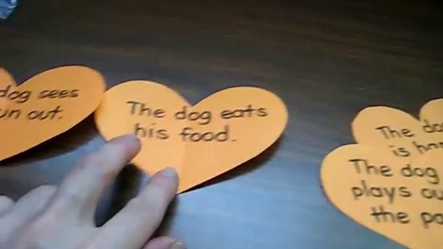 Valentine - Educational activity: Read story sentences and put in order of sequence. смотреть онлайн