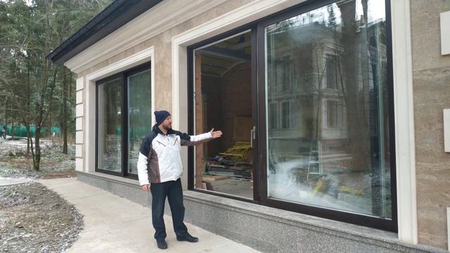 Панорамные окна Остекление беседки Теплые раздвижные двери Schuco ASS 70 смотреть онлайн