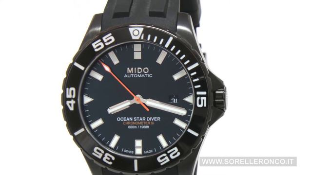 Mido Ocean Star 600 Chrono Black 43,5mm Rubber M026.608.37.051.00 смотреть онлайн