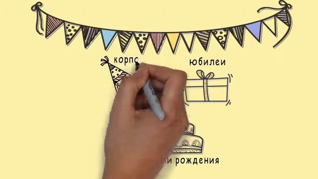 дудл видео  на заказ для службы доставки гелиевых шаров в Симферополе