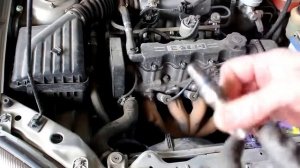 Chevrolet Lanos Шевроле Ланос 2008 года Замена датчика кислорода и датчика заднего хода