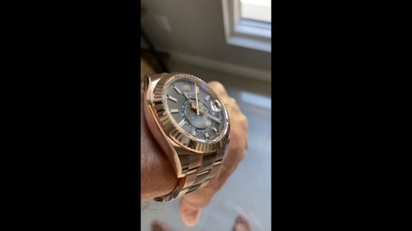 Rolex Sky-Dweller Rhodium Dial Everose Gold 326935 2021