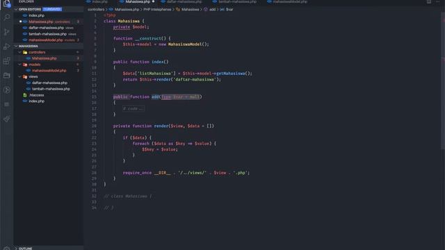 CRUD Menggunakan MVC Tanpa Framework PHP смотреть онлайн