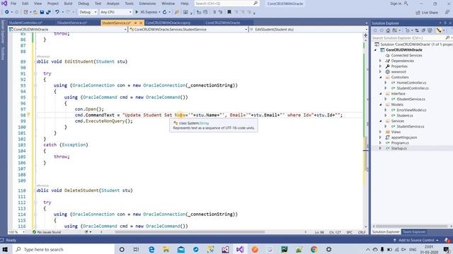 ASP.Net Core 3.1 CRUD Operations with Oracle DB | CRUD Operations in ASP.Net Core with Oracle Part- смотреть онлайн
