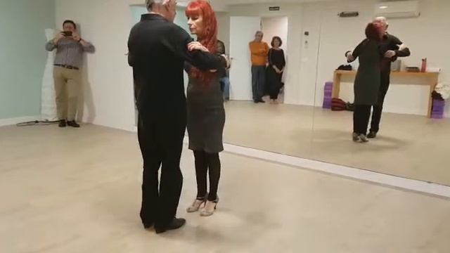 Tango class: Milonga! contratiempos, traspié para principiantes. Escuela de Tango Sierra Madrid❤️ смотреть онлайн
