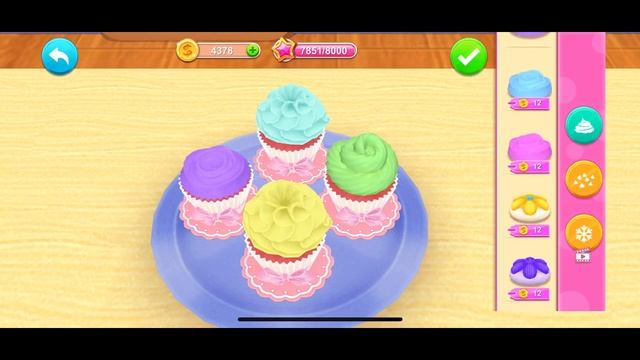 Cupcake contest ! |My Bakery Empire game /bake a cake & cookies/fun game for kids girls / unicorn смотреть онлайн