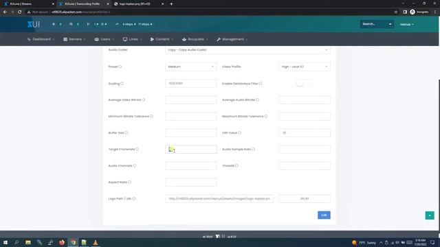 XUI.ONE | Xtream UI | How To Use Transcoding | Class 8