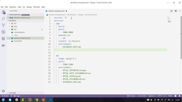 FULL STACK APP (BACKEND): DOCKER COMPOSE + GOLANG + MYSQL #2 смотреть онлайн
