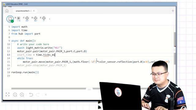 SPIKE Prime 3.x 2023 Python Tutorial: Part 3 Line Following смотреть онлайн