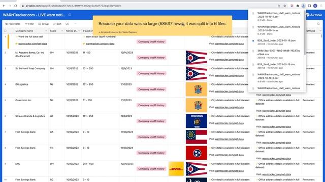 Airtable Extractor: Handling Massive Datasets by Splitting Downloads смотреть онлайн