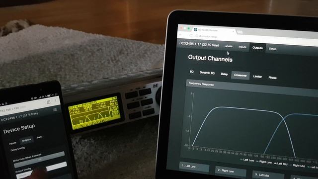 Setup Behringer Ultradrive Pro DCX2496 over wifi. смотреть онлайн