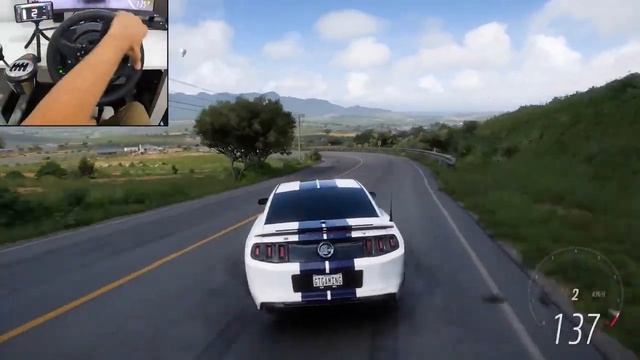 1000-сильный Ford Mustang Shelby Forza Horizon 5 Игровой процесс Thrustmaster T300RS смотреть онлайн