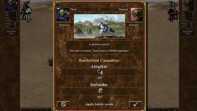 Heroes III Skeletons vs Troglodytes 99999 of each unit смотреть онлайн