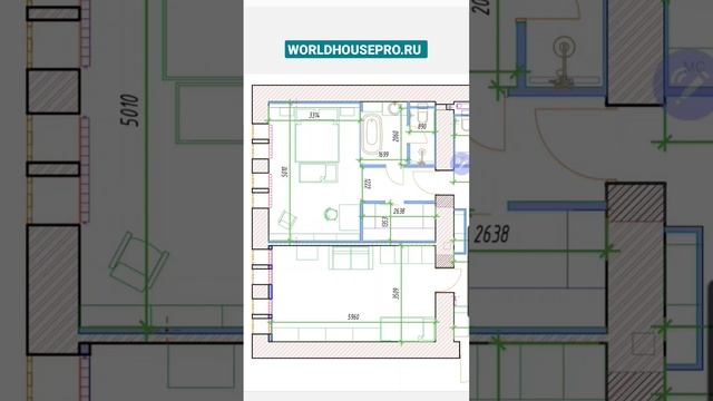 Нужен ли санузел в спальне ? #дизайн #архитектура #планировка #проект #заказатьпроект #интерьер смотреть онлайн