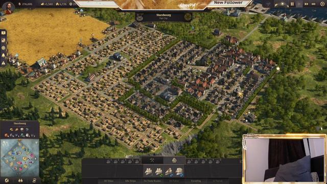 Anno 1800: New game Sandbox & chill med venner смотреть онлайн