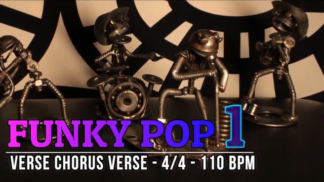 110 BPM - Funky Pop 1 - 4/4 Drum Track - Metronome - Drum Beat смотреть онлайн