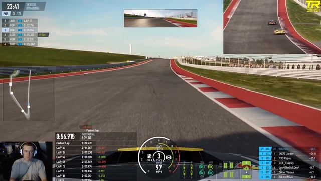 [PCars2 PC] - AOR PC GT3 Elite League Round 1 @ COTA смотреть онлайн