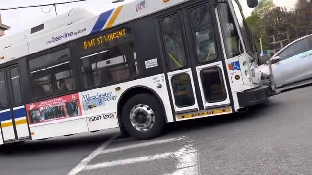 Bee-Line Bus 2009 NABI 40-LFW Route 8 To MT ST VINCENT #265 YONKERS WALLNUT ST ELECTRIC HYBRID BUS смотреть онлайн