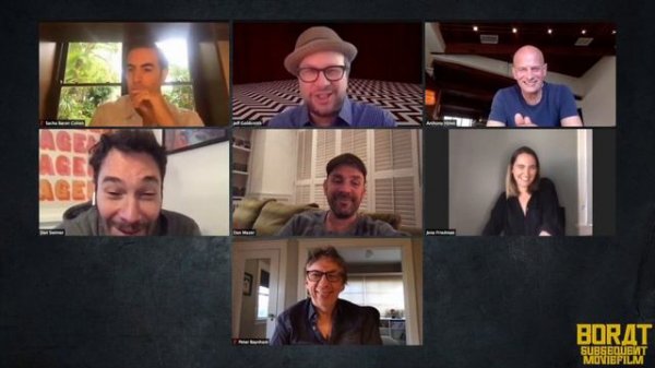 Borat 2 Q&A - Sacha Baron Cohen & co-writers