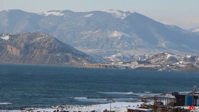 Долина Капсель. Стройка Арт-кластера "Таврида", мыс Меганом и берега города Судак. Зима 2021 смотреть онлайн