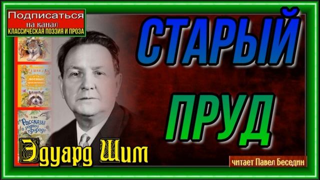 Старый пруд—Эдуард Шим — Рассказы о природе  —читает Павел Беседин