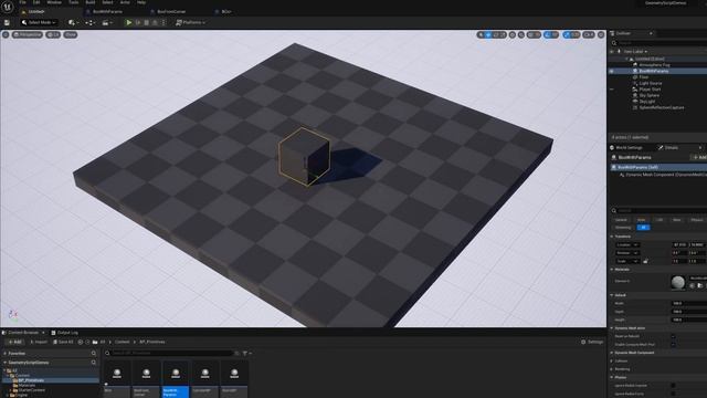 Quick UE5.0 Geometry Script Demo смотреть онлайн