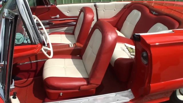 1960 Ford Thunderbird T Bird Convertible 430 engine in Red & Ride on My Car Story with Lou Costabil смотреть онлайн